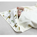 Полотенце большое с уголком для купания новорожденного "Буль-буль-6" 110х110 см